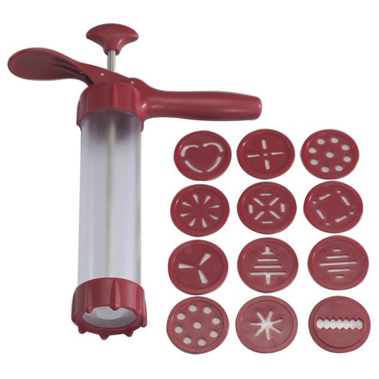 nordic-ware-deluxe-cookie-press-koekjespersset-13-delig-rood