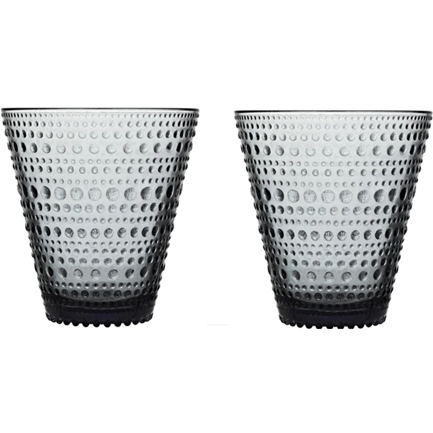 iittala kastehelmi waterglazen 03l grijs 2 stuks