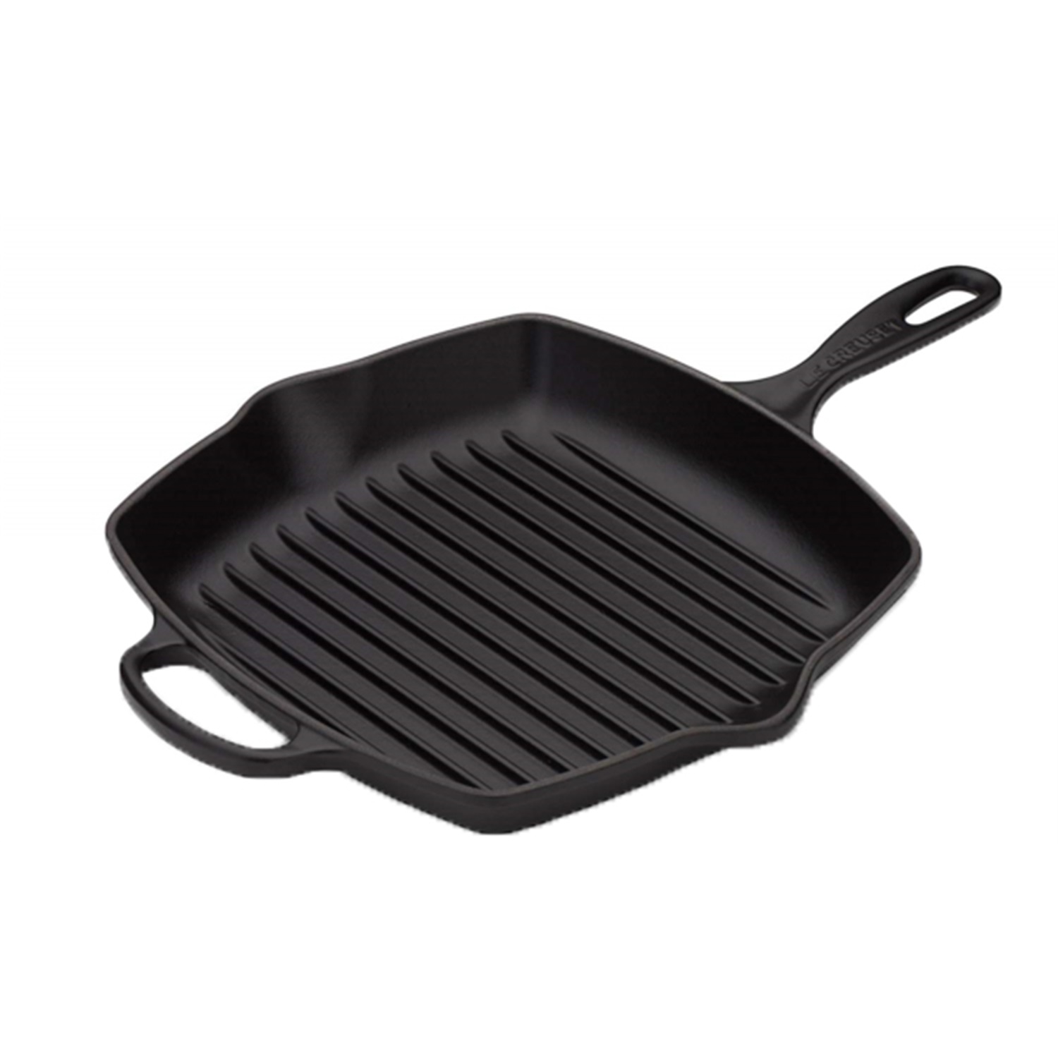 le creuset signature grillpan 26x26cm mat zwart