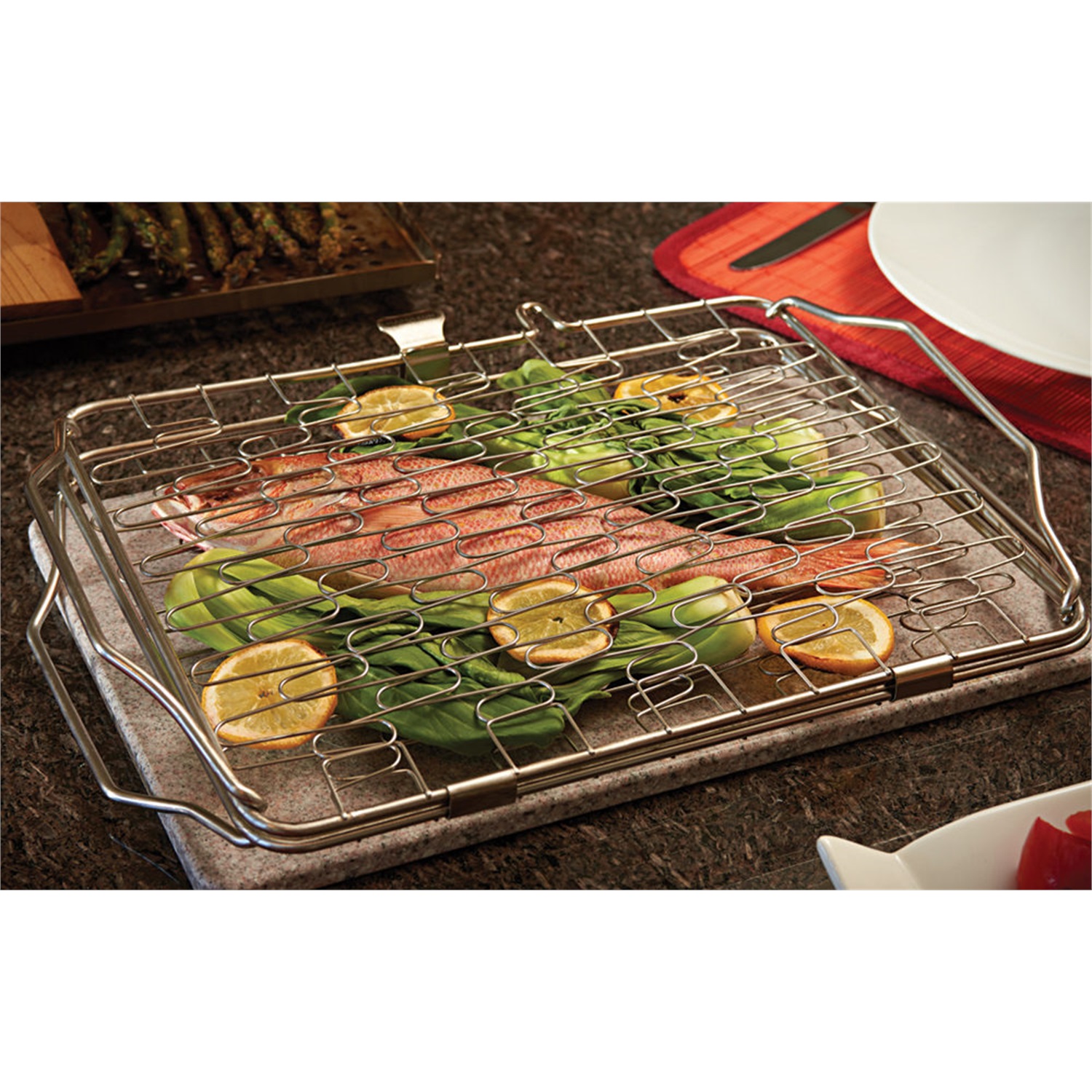 napoleon-flexibele-vis-en-groentehouder