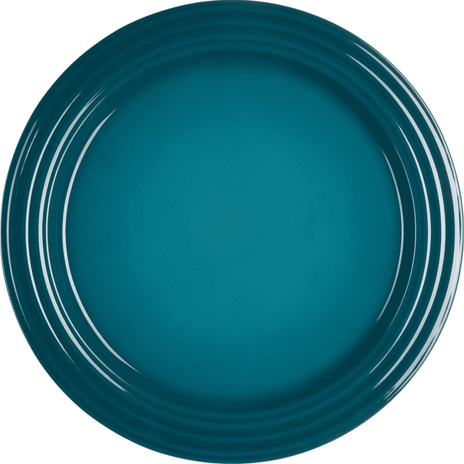 le creuset stoneware ontbijtbord 22cm deep teal