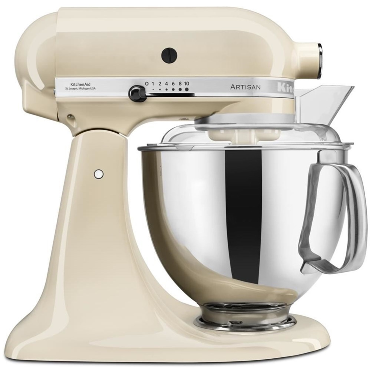 kitchenaid artisan keukenmachine 5ksm175pseac amandelwit
