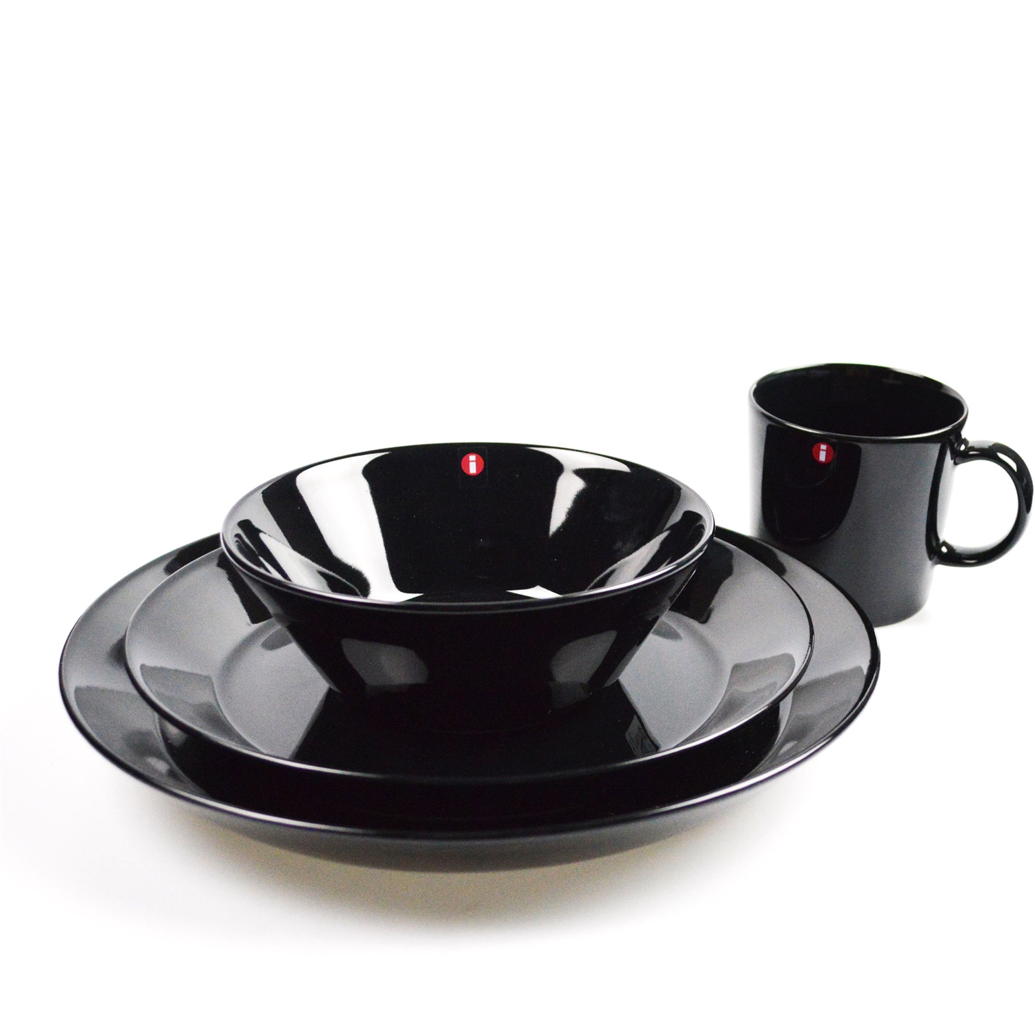 iittala teema serviesset 16 delig zwart