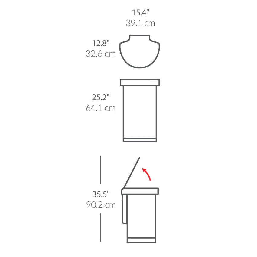 simplehuman-halfronde-afvalemmer-met-sensor-45l-zwart