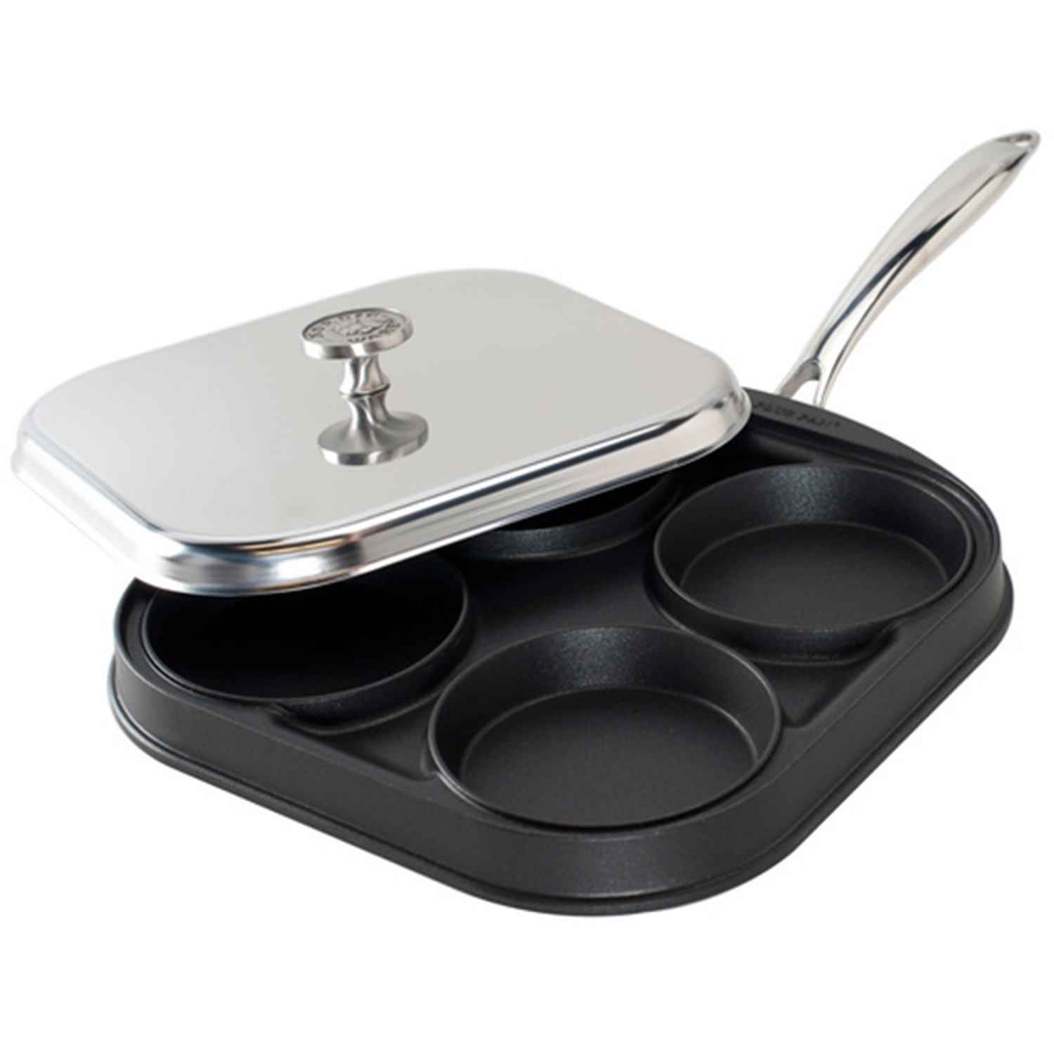 nordic ware eggs plus gourmetpan met deksel 4 vaks