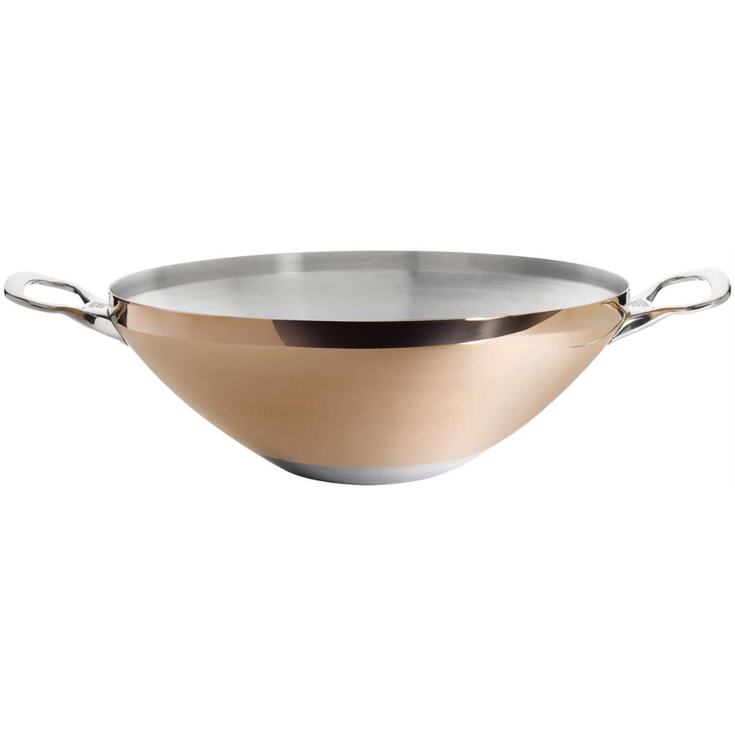 de buyer prima matera wok met rvs handvatten 624732 32cm