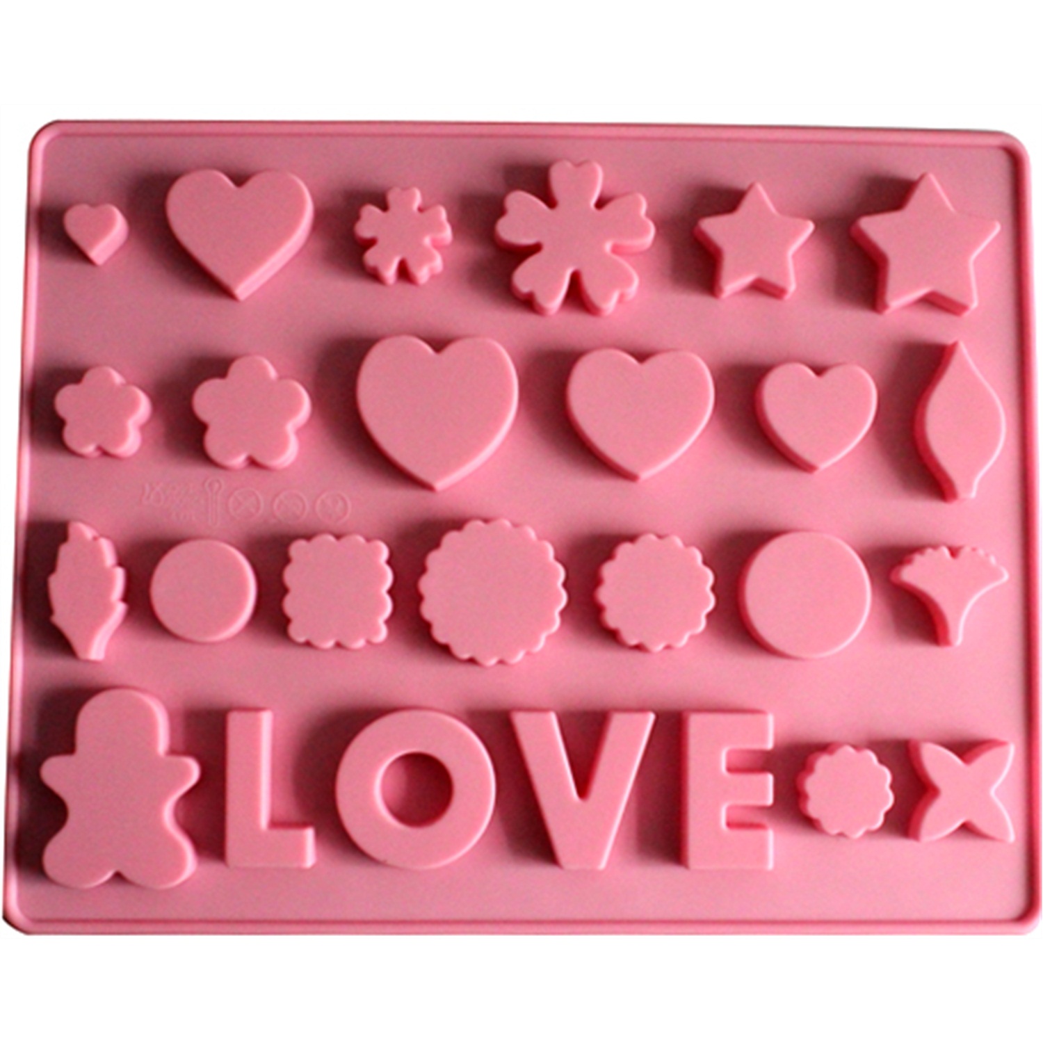 siliconen bakvorm love