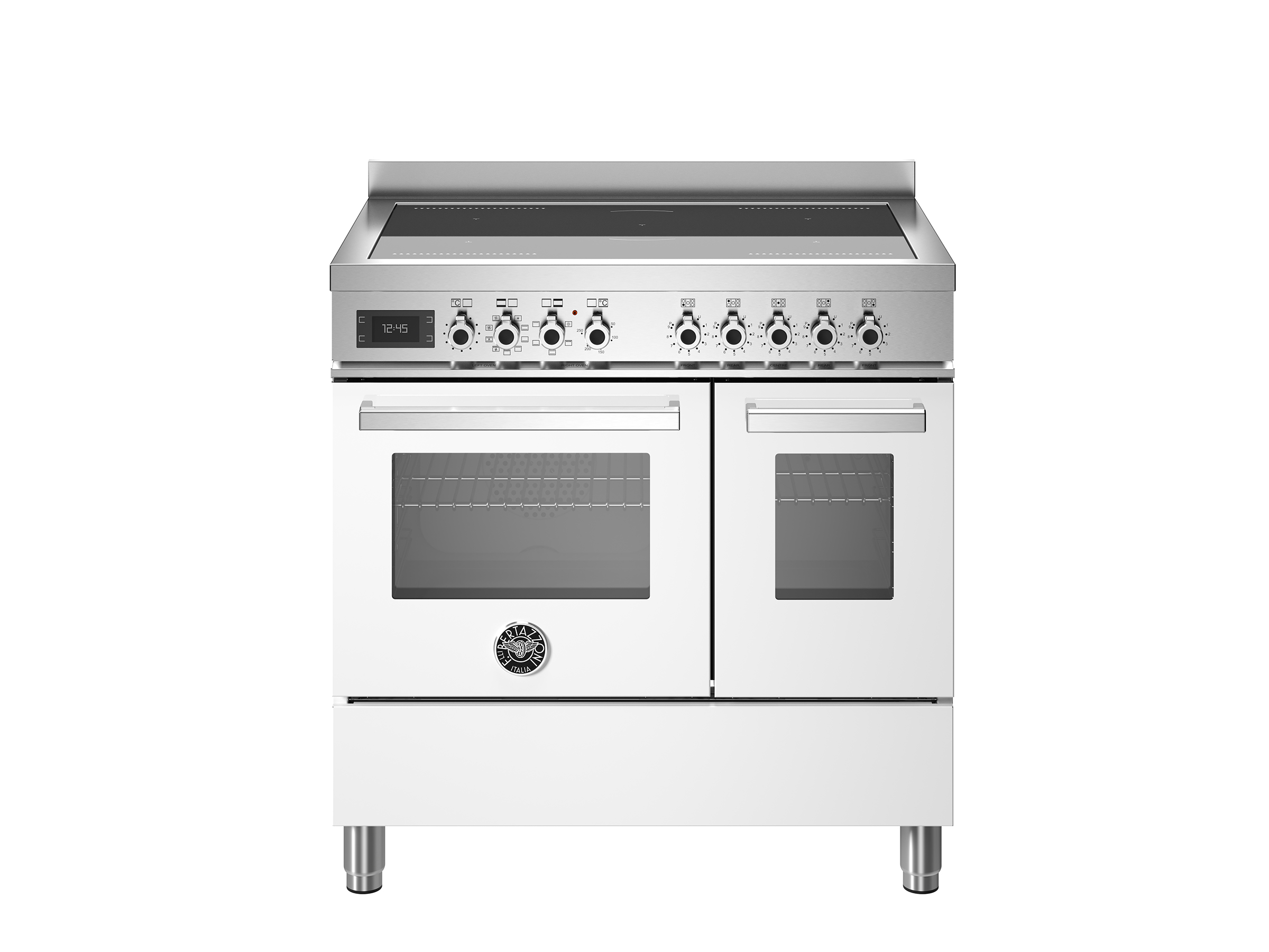 bertazzoni professional serie pro95i2ebit inductiefornuis 90cm wit