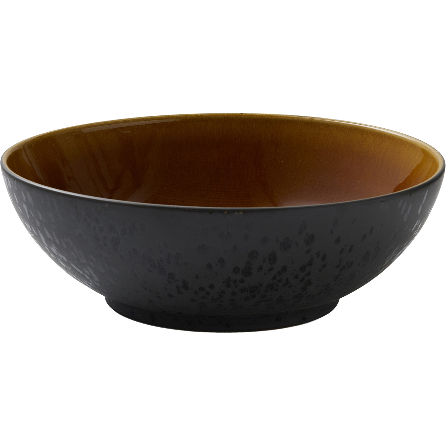 bitz-serveerschaal-30cm-zwartamber