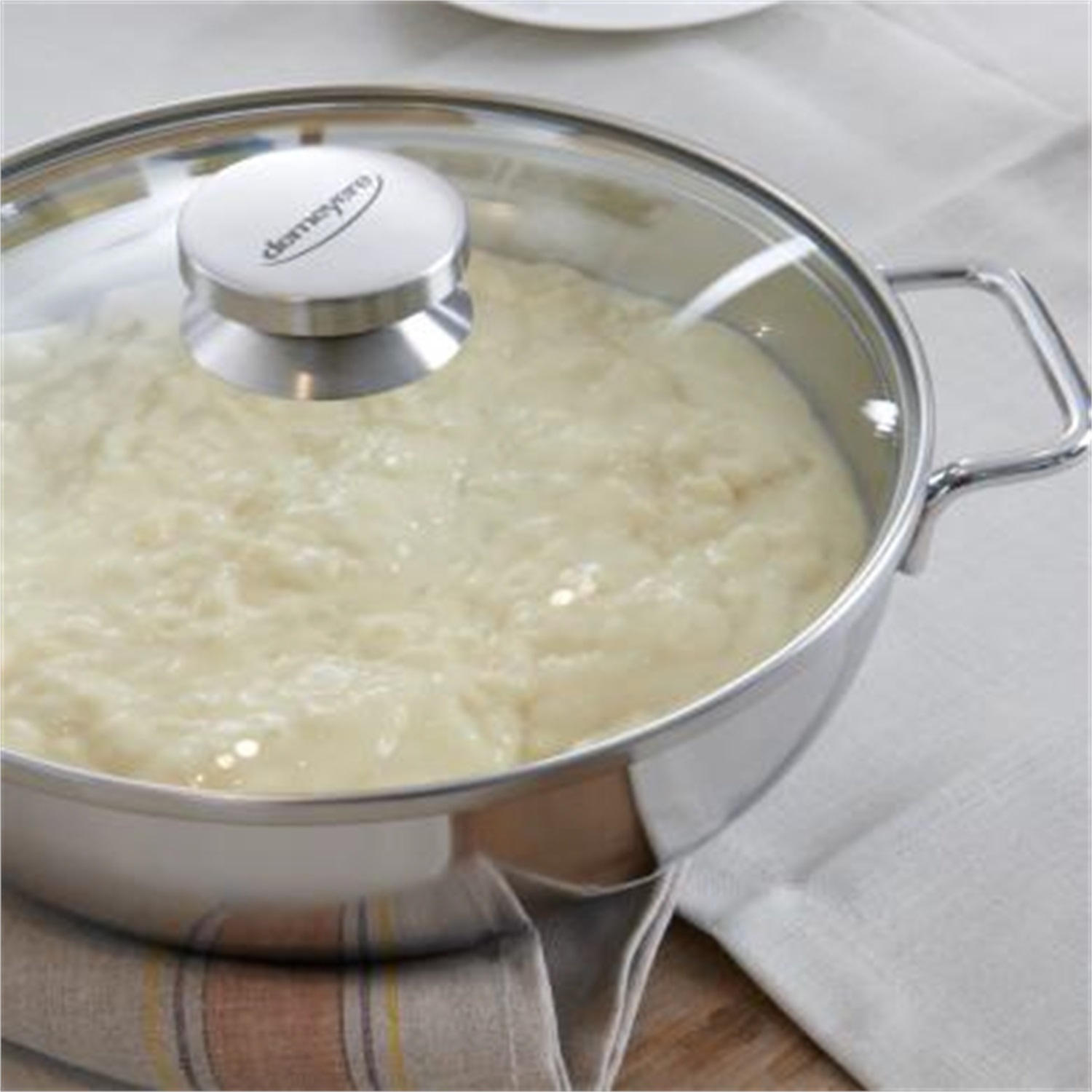 demeyere-apollo-7-conische-braadpan-met-glasdeksel-28cm