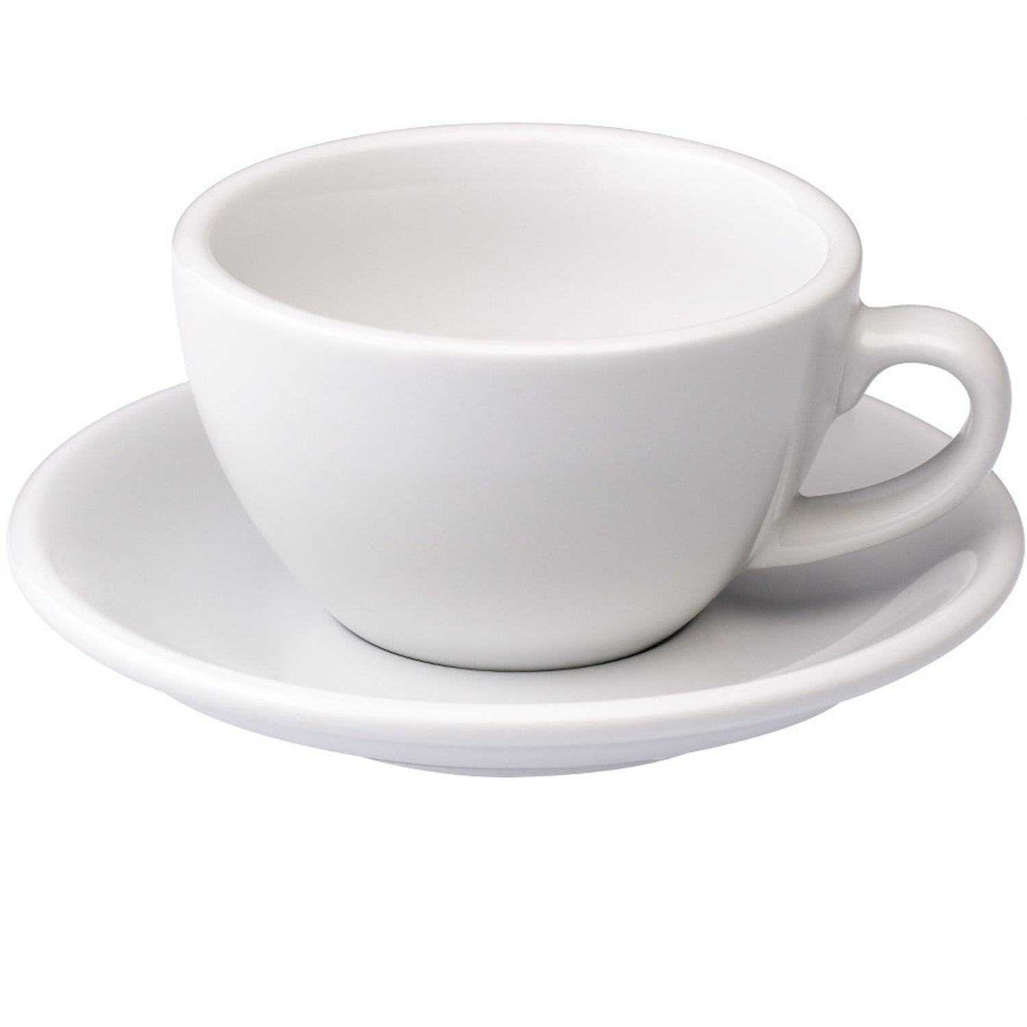 loveramics cappuccinokop met schotel 02l wit