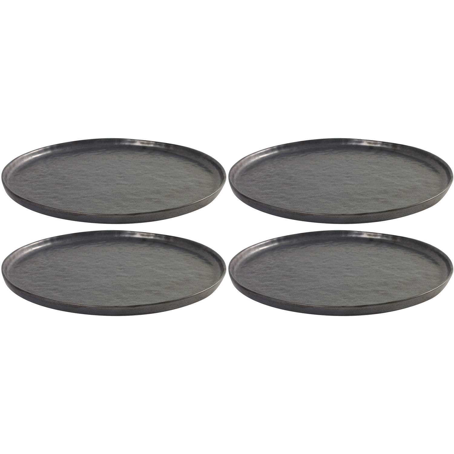 serax pure bord b1013059 28cm zwart 4 stuks