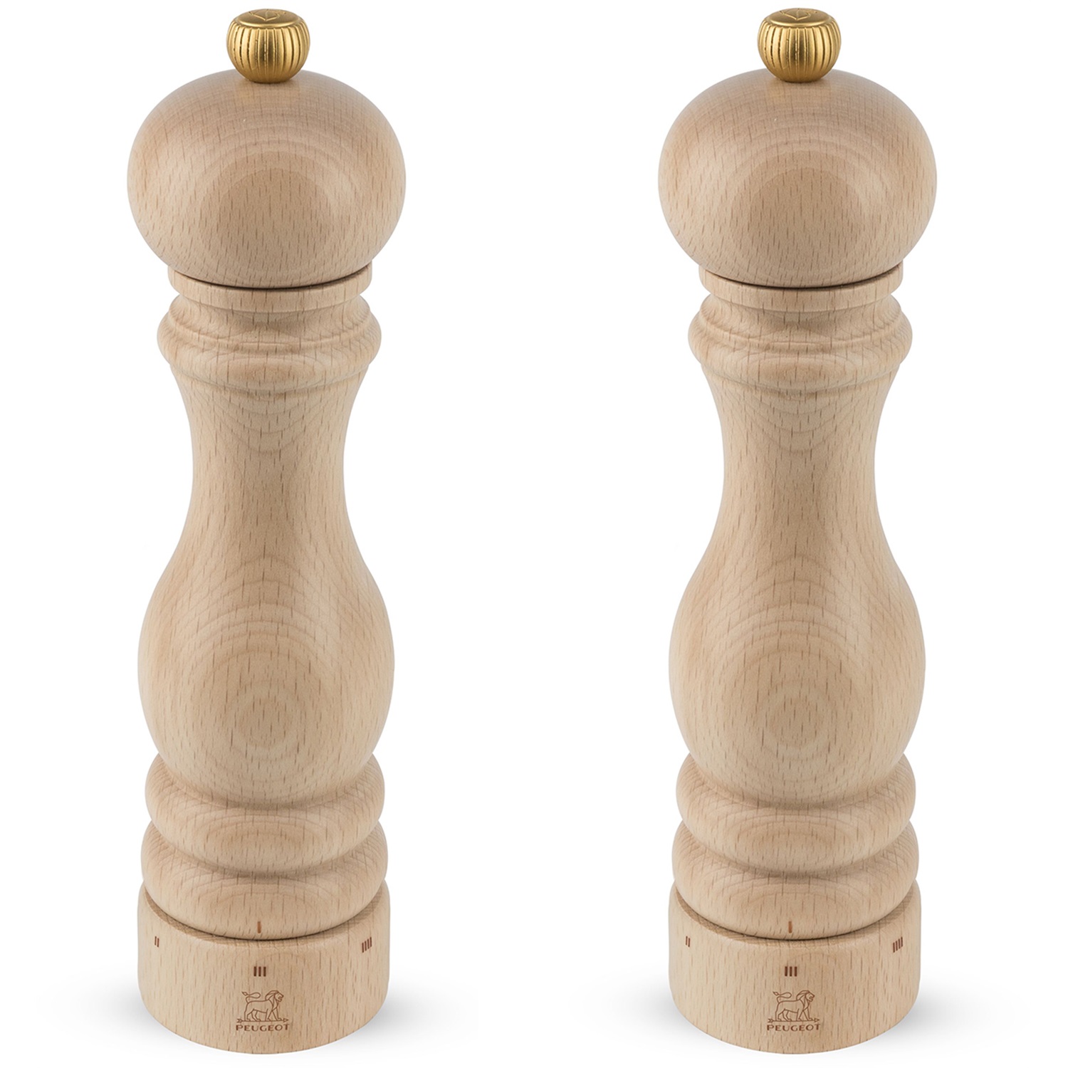 peugeot paris peper en zoutmolen set naturel u select 22cm