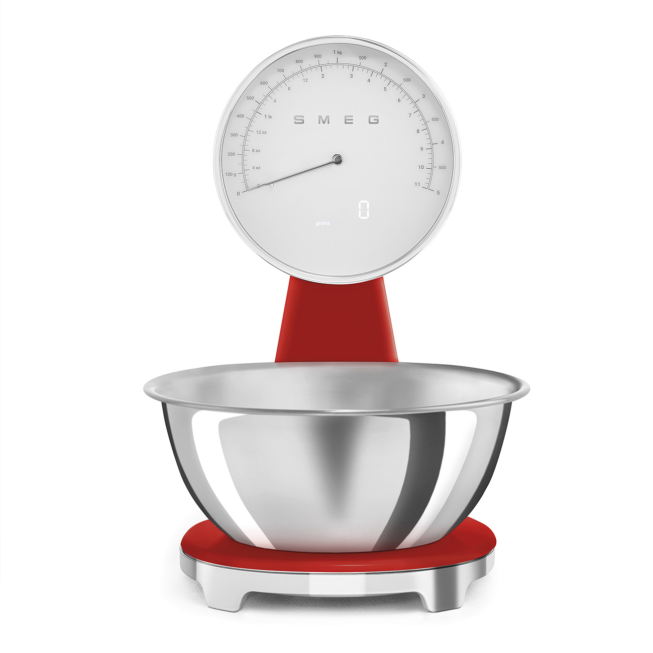Smeg Keukenweegschaal KSF01RDWW, rood