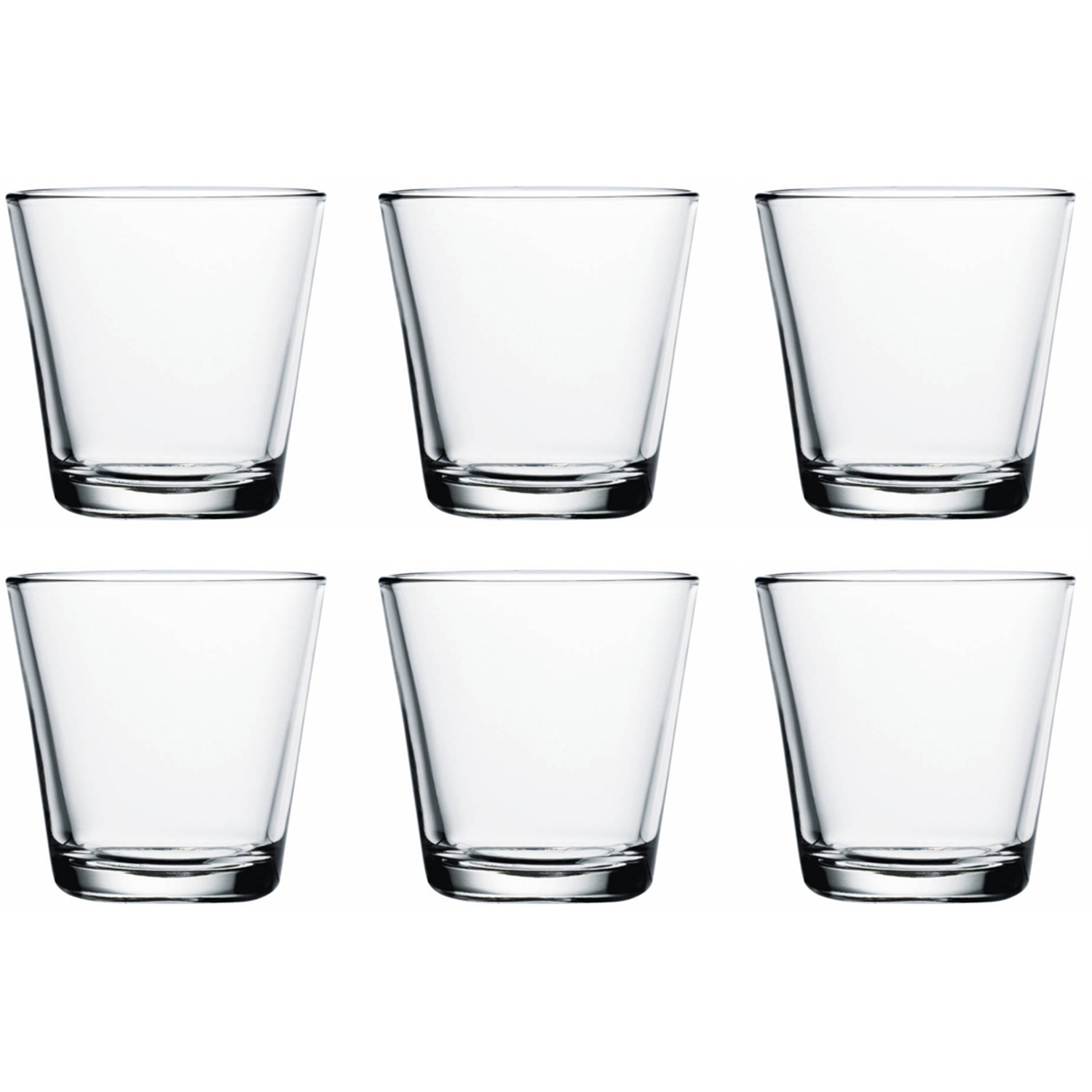 iittala kartio waterglazen 021l transparant 6 stuks