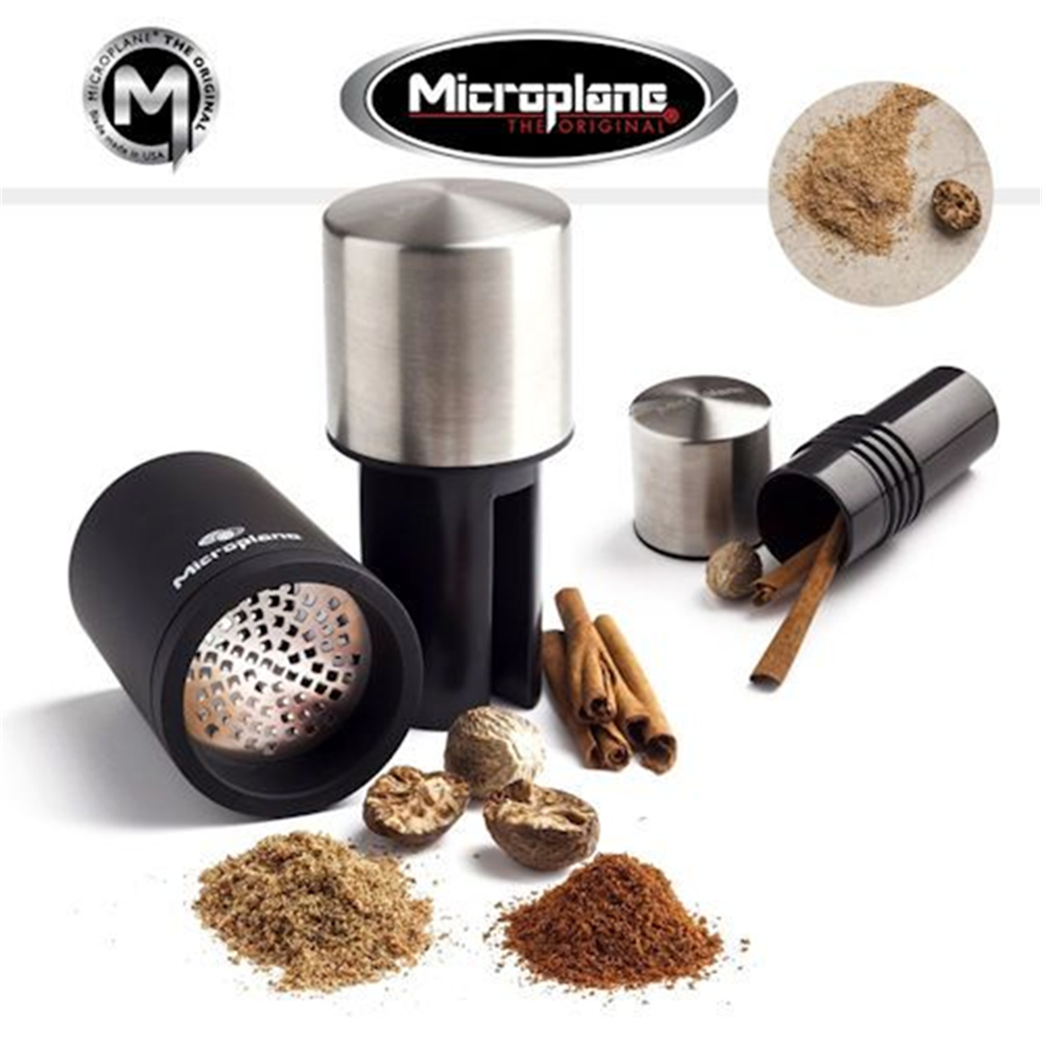 microplane-spice-mill-nootmuskaatmolen-zwart
