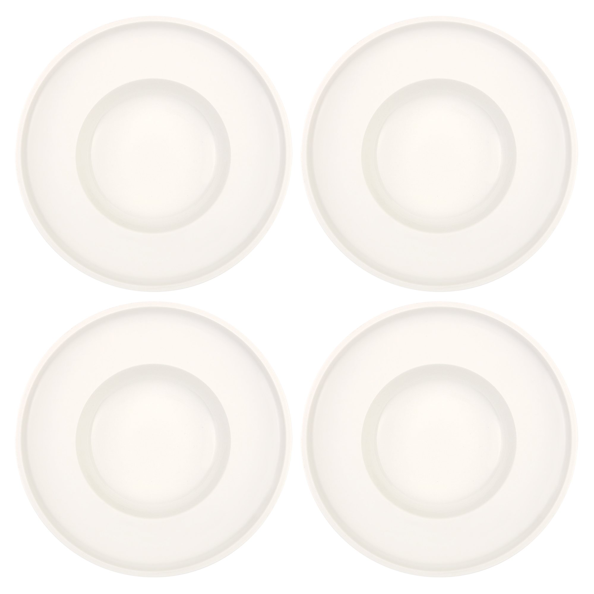 villeroy boch artesano original pastabord 30cm wit 4 stuks