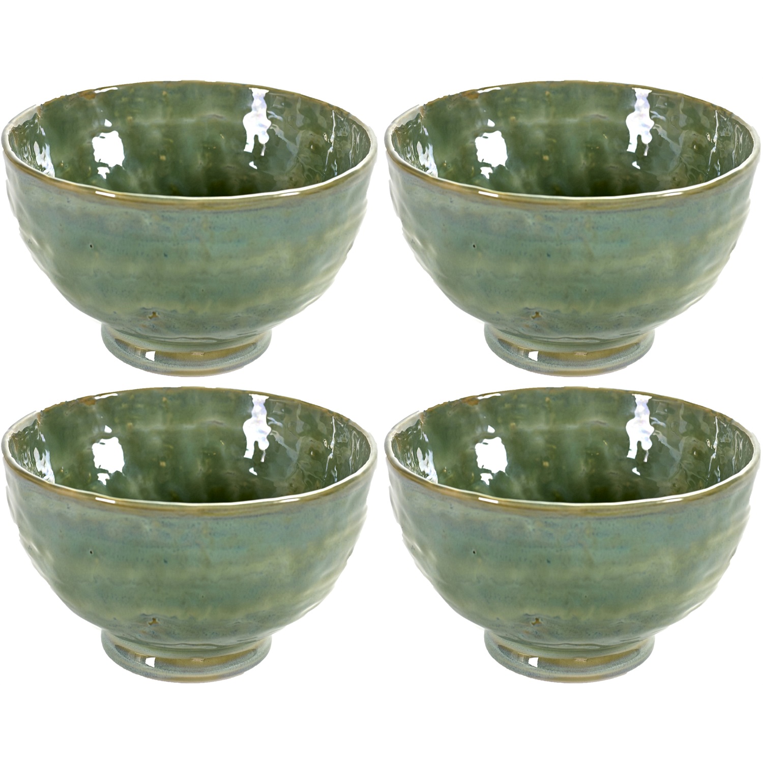 serax pure kom b1014221 16cm zeegroen 4 stuks