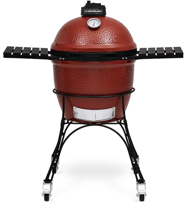 kamado joe classic i houtskoolbarbecue met onderstel en zijtafels_0webp