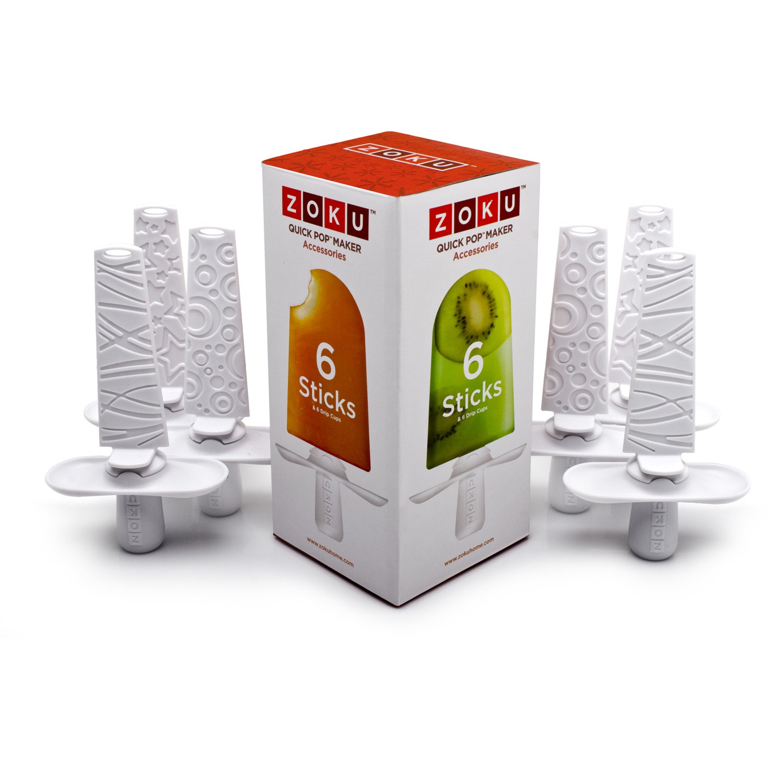 zoku quick pop ijsstokjes 6 stuks