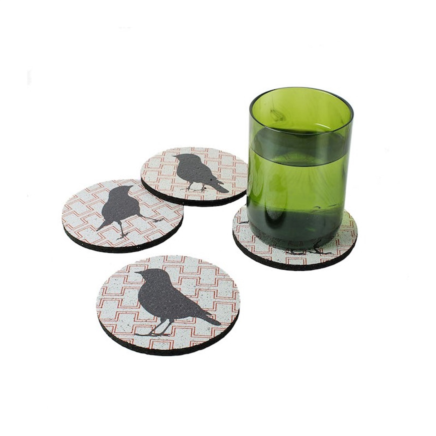 flox-cheeky-birds-glasonderzetters-4-stuks-rubber