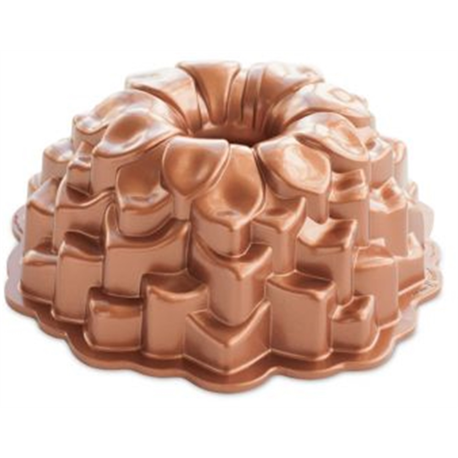 nordic ware blossom tulbandvorm 26cm koper