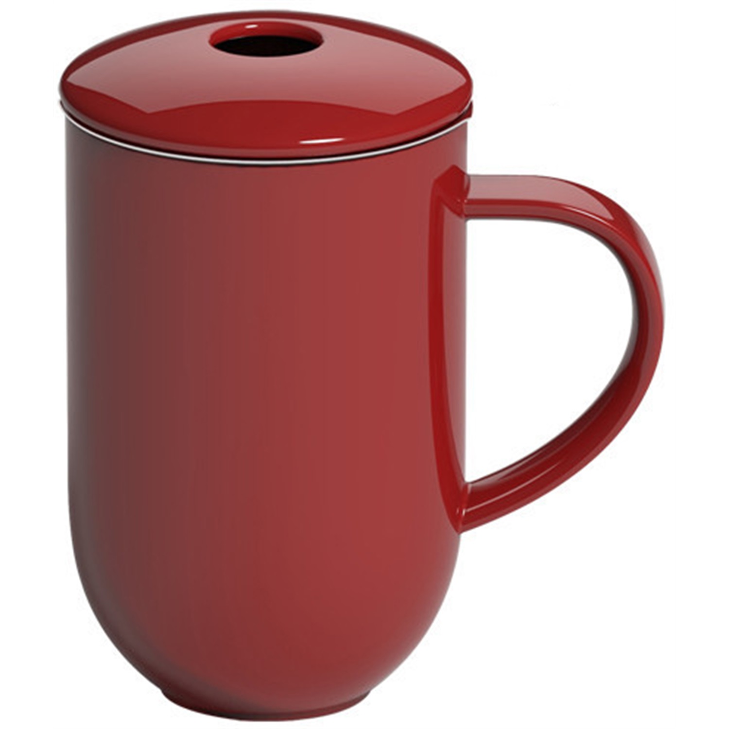 loveramics pro tea mok met infuser 045l rood