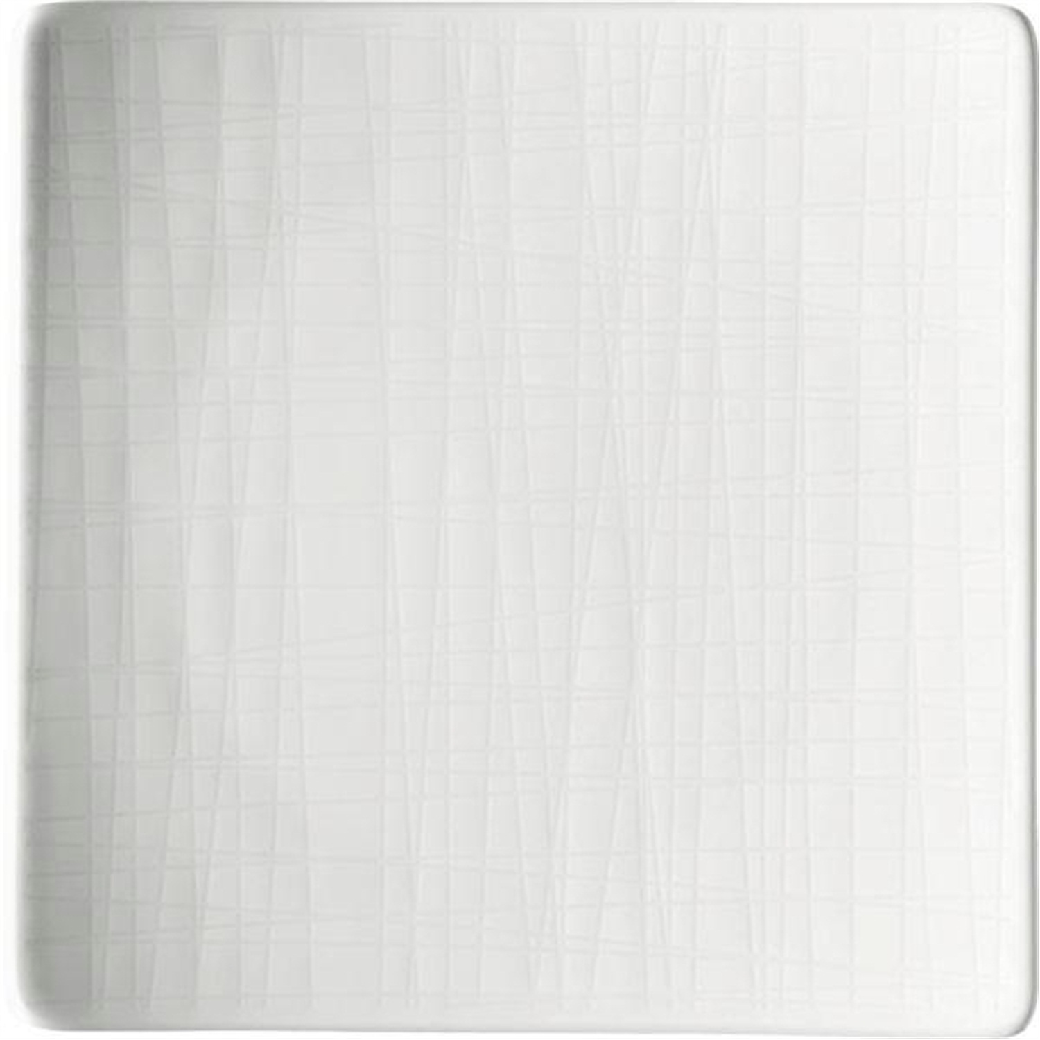 rosenthal mesh plat bord vierkant 14x14cm wit