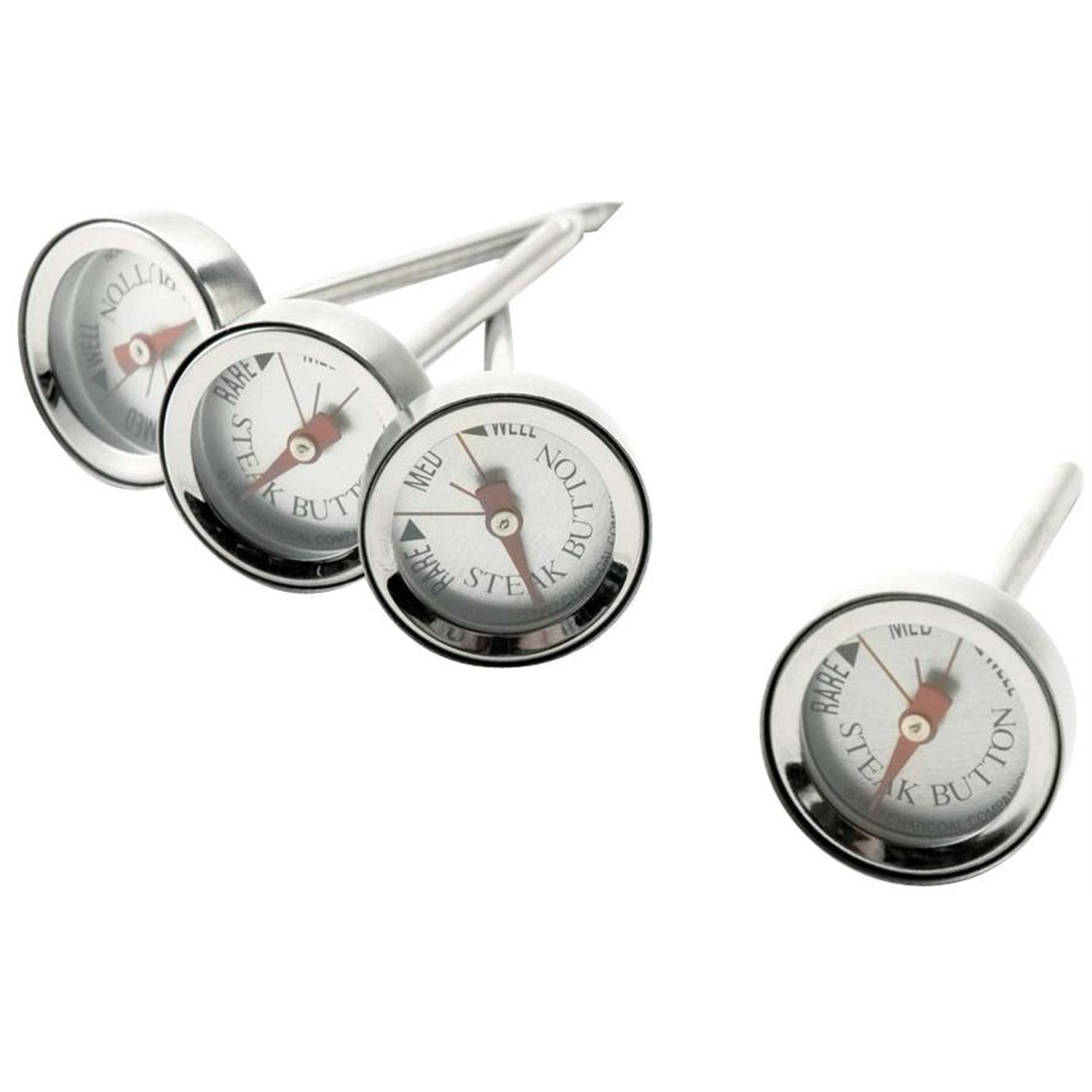 charcoal companion reusable steak button steakthermometers cc9025 4 stuks