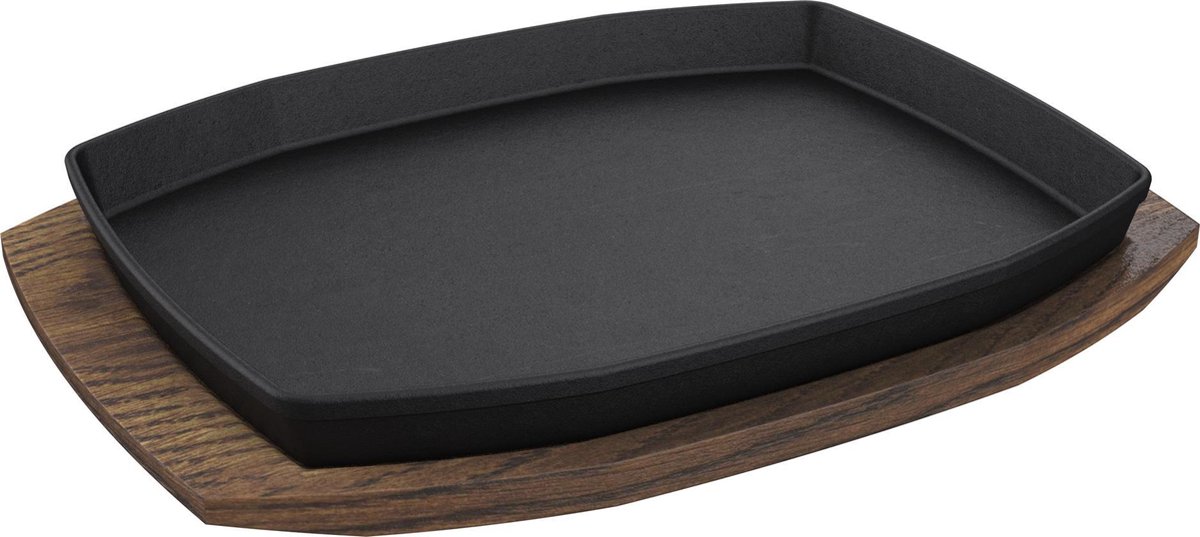 bastard sizzling plate holder serveerschaal 24x32cm
