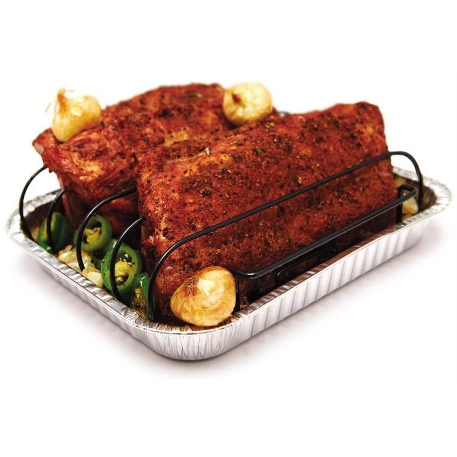 grillpro-spareribs-grillrek-met-druippan