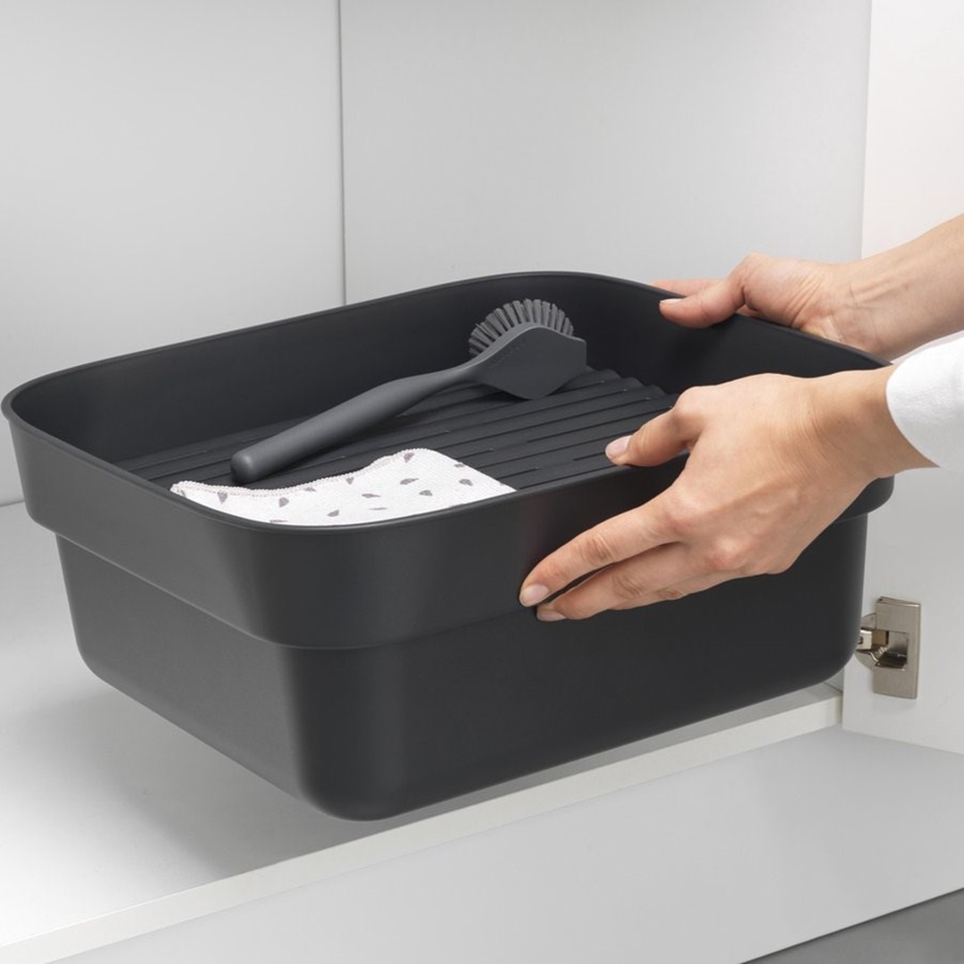 brabantia-sinkside-afwasbak-met-droogrek-dark-grey