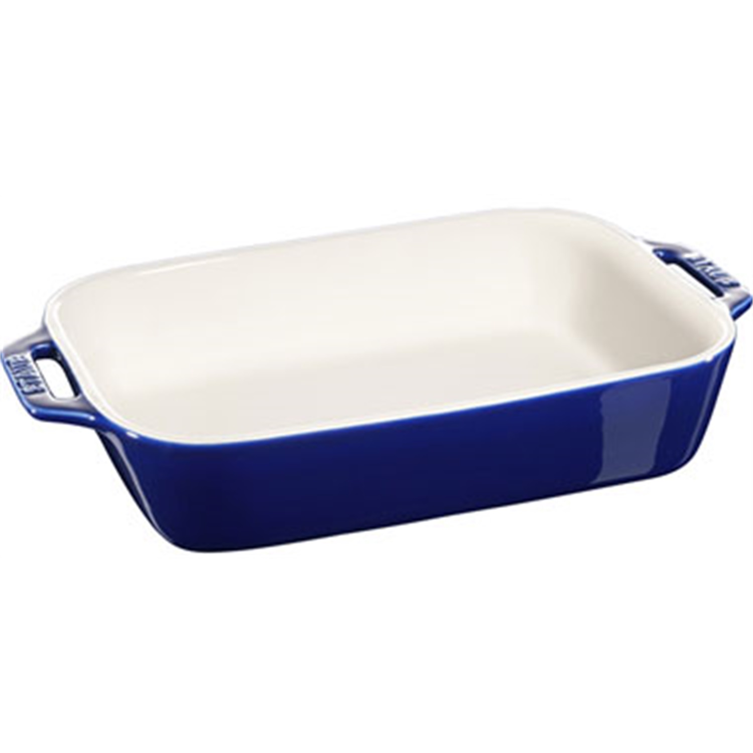 staub ovenschaal 27x20cm blauw