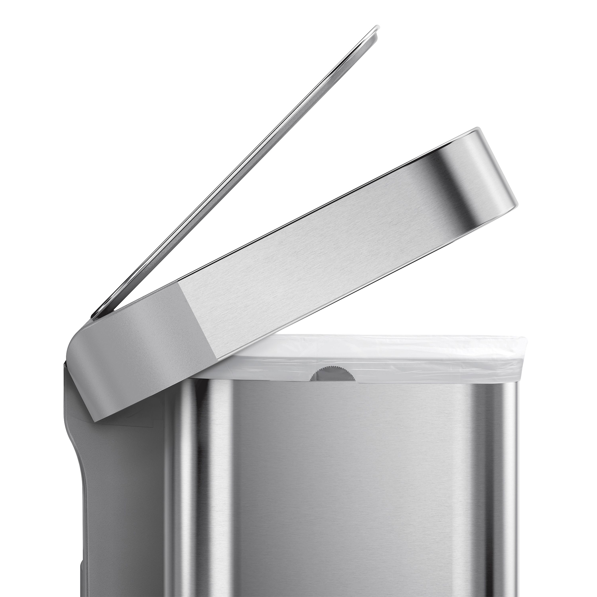simplehuman-rechthoekige-pedaalemmer-45l-zwart