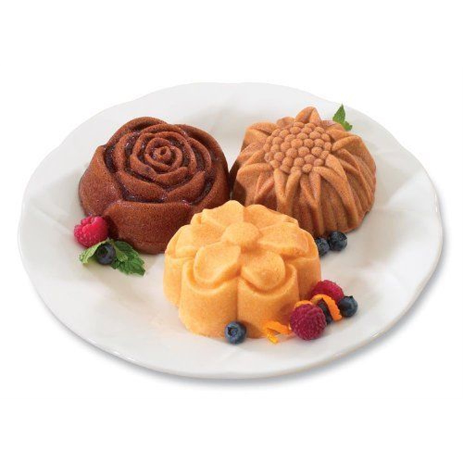 nordic-ware-bouquet-cakelet-bakvorm-6-vaks-zilver