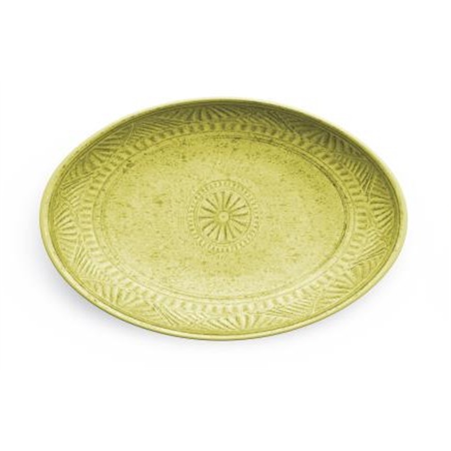 emporio zani touch mel mono serveerschaal 33x22cm geel