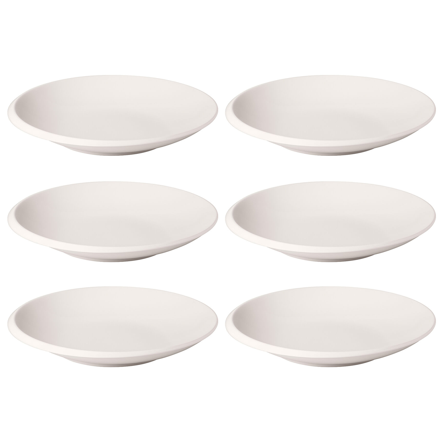 villeroy boch new moon soepbord 25cm wit 6 stuks