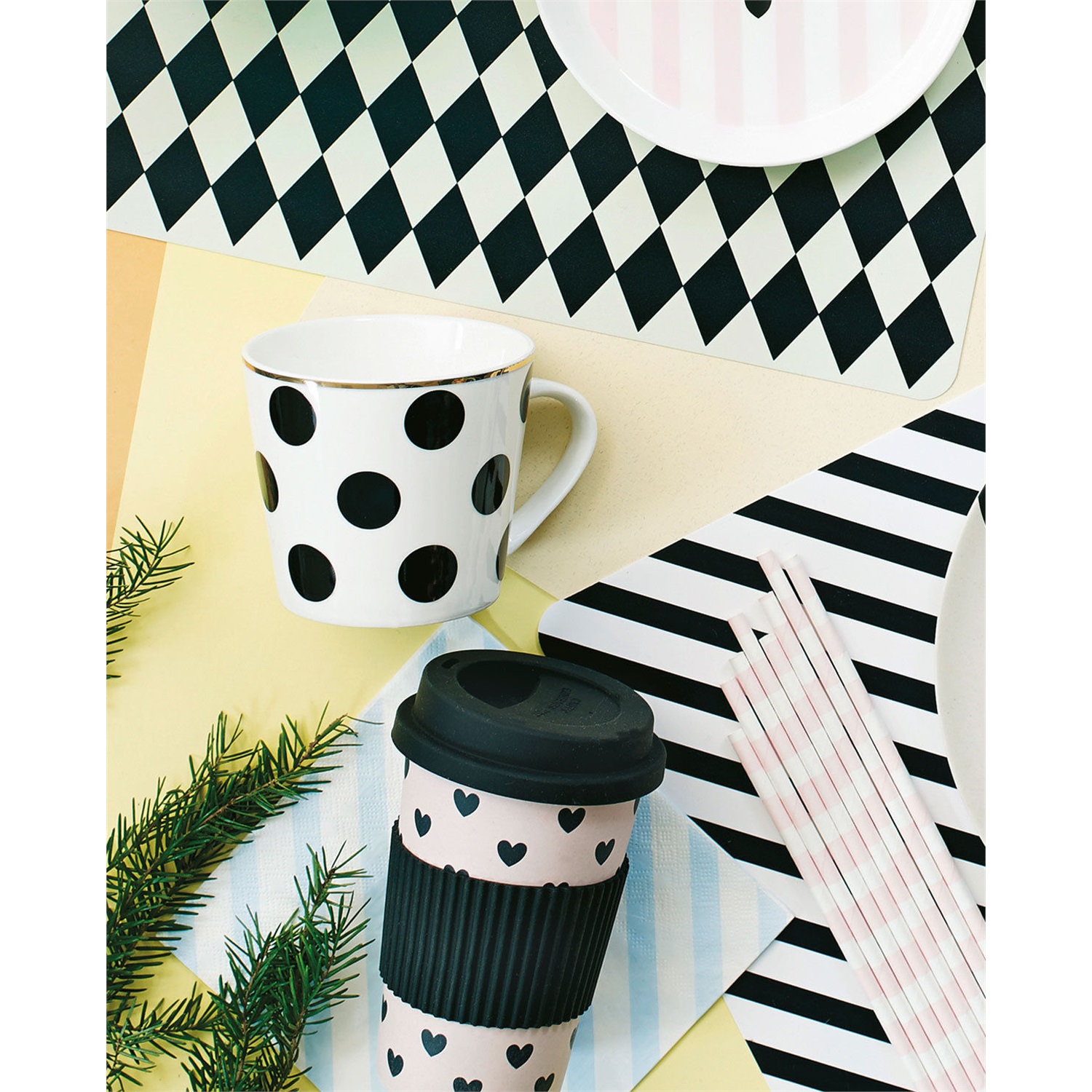 miss-etoile-napkins-servetten-blauw-30-stuks-diagonale-streep