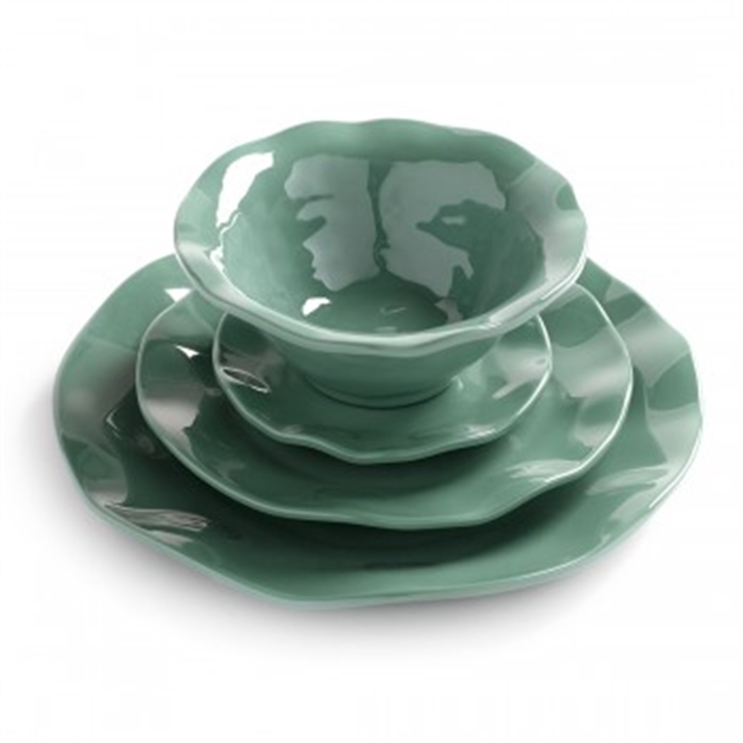 q-squared-nyc-ruffle-bord-20cm-groen