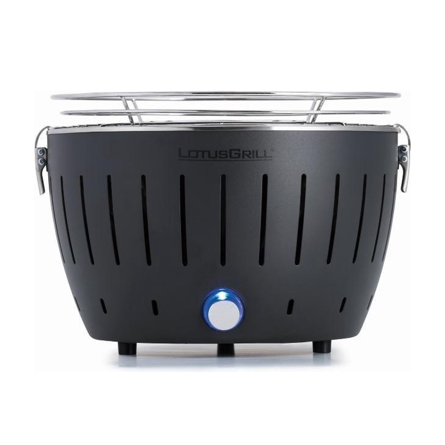 lotusgrill mini rookvrije barbecue 29cm antraciet