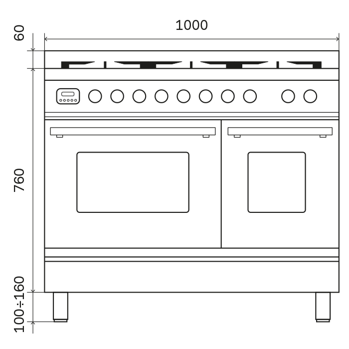 ilve-professional-plus-inductiefornuis-pdi106we3mg-100cm-grafiet-mat