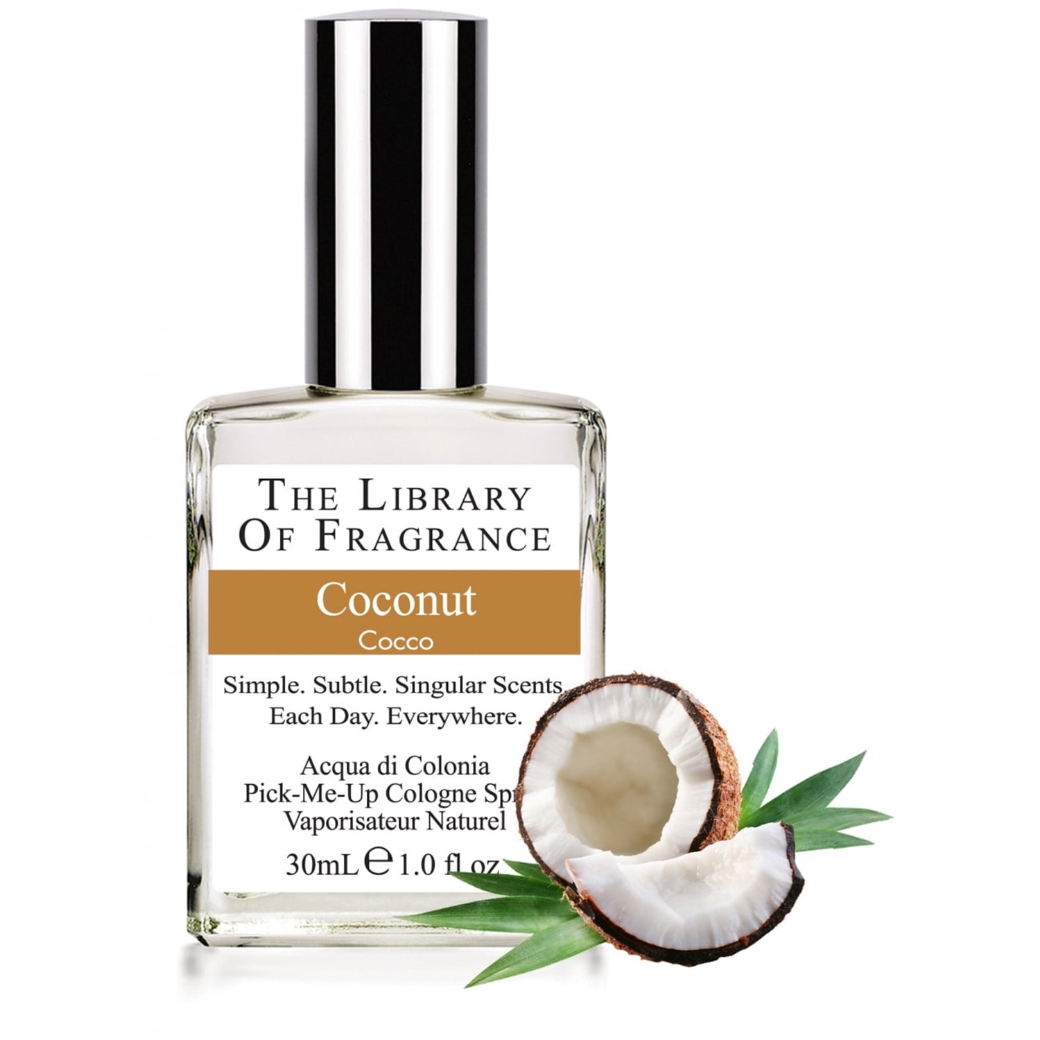 library fragrance cologne spray 30ml coconut