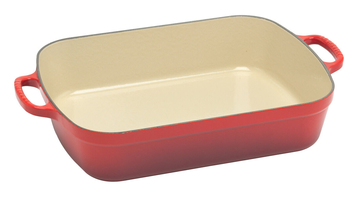 le creuset signature braadslede 33x26cm kersenrood