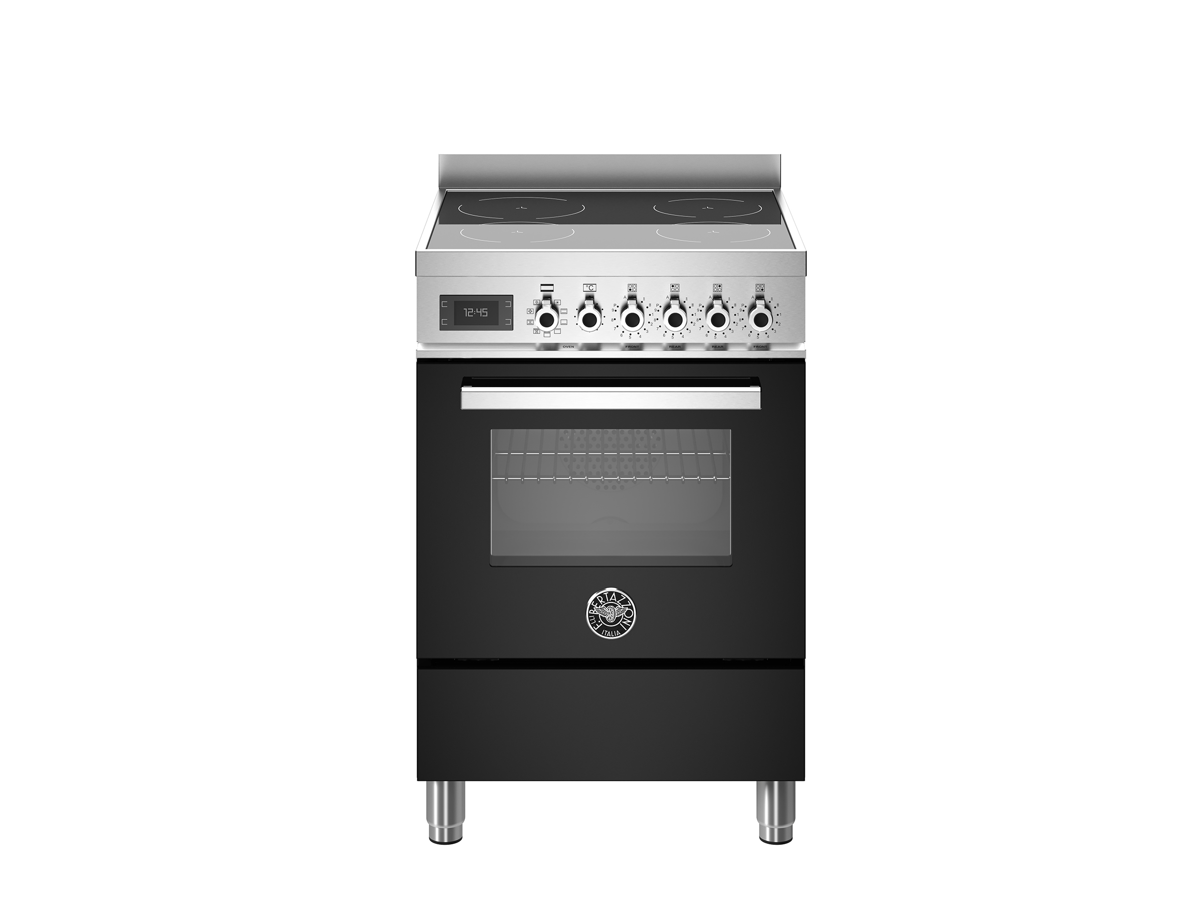 bertazzoni professional serie pro64i1enet inductiefornuis 60cm zwart