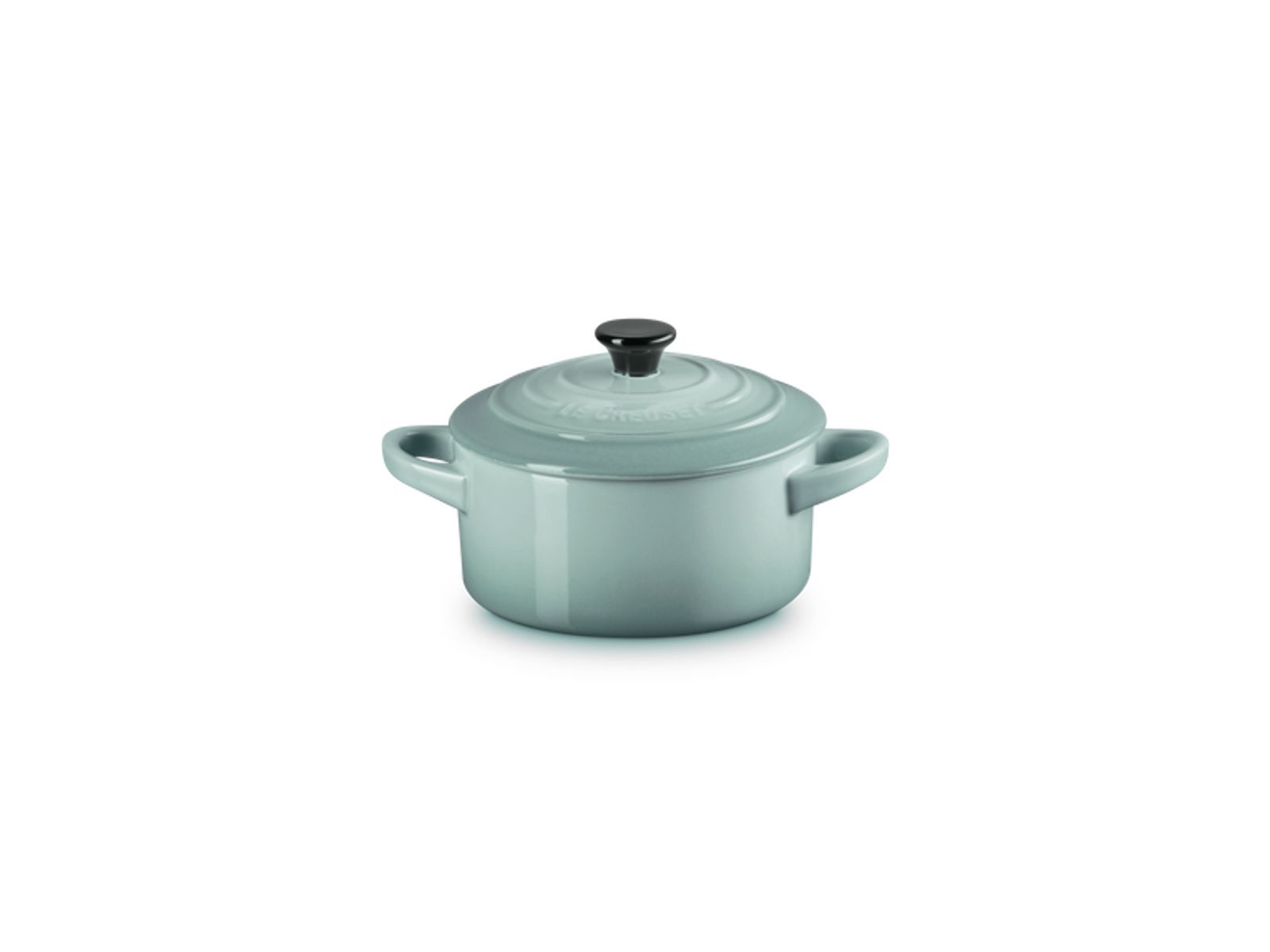 Le Creuset Mini Cocotte met Deksel, 10cm sea salt