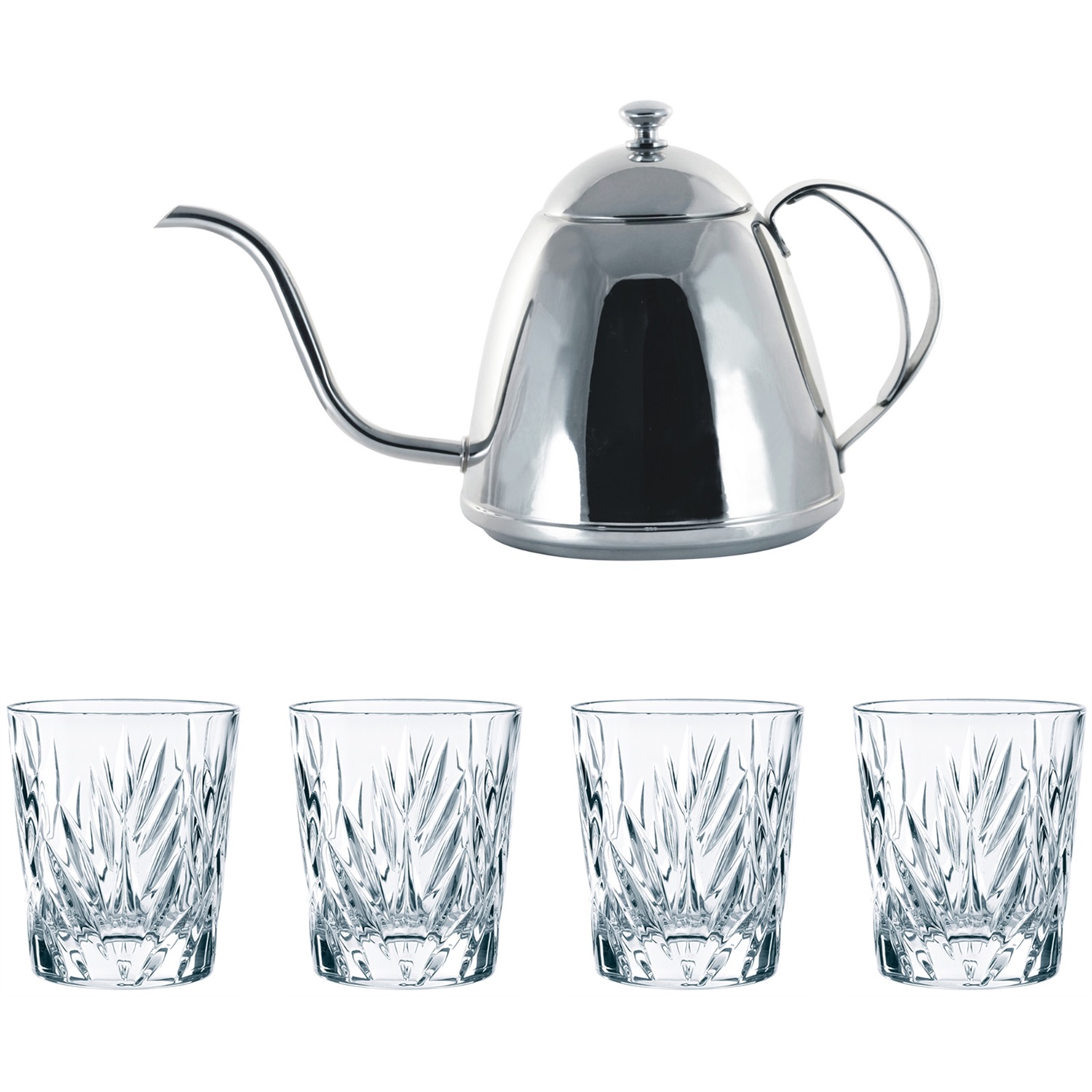 flash brew schenk en serveerset 5 delig