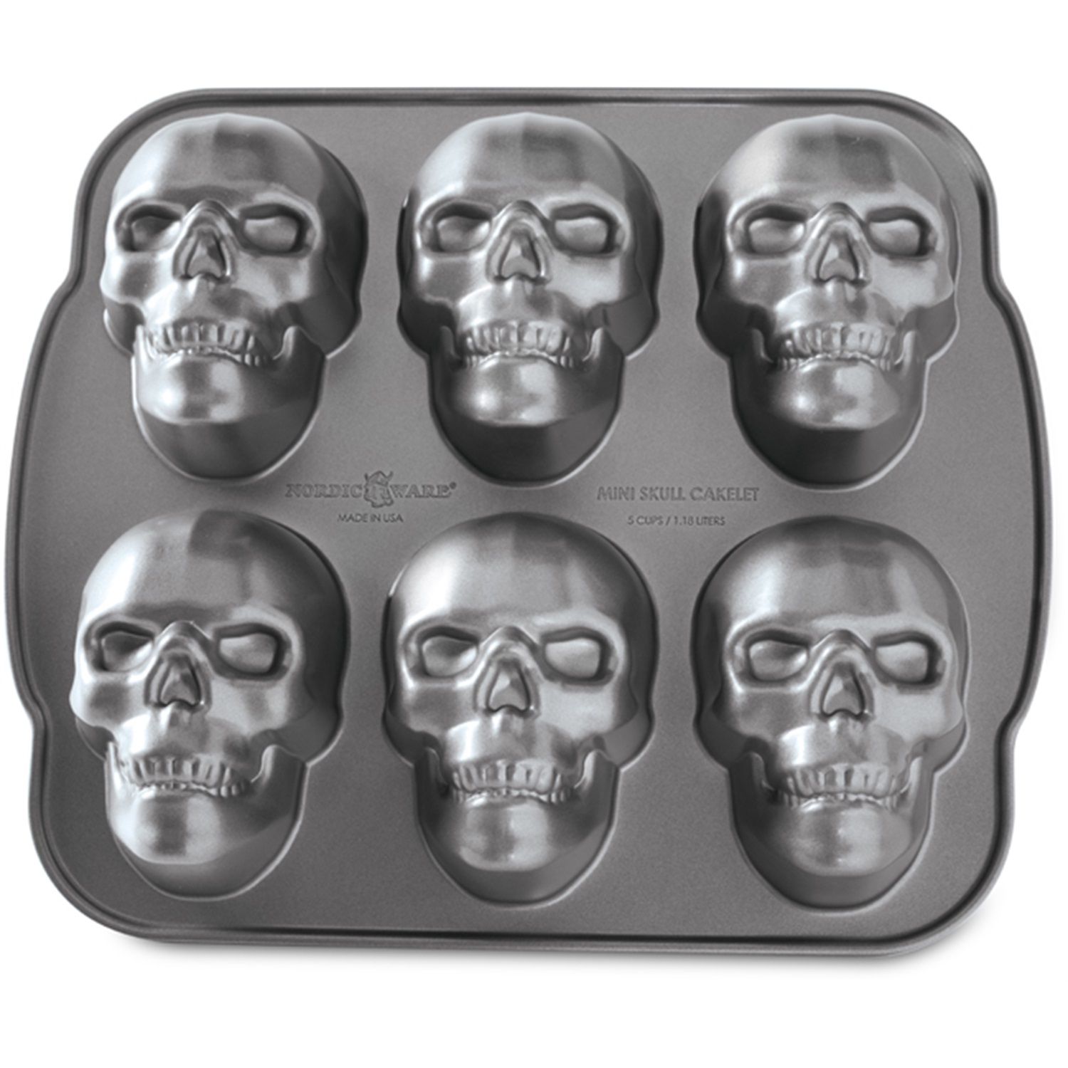 nordic-ware-haunted-skull-cakelet-bakvorm-6-vaks-zilver