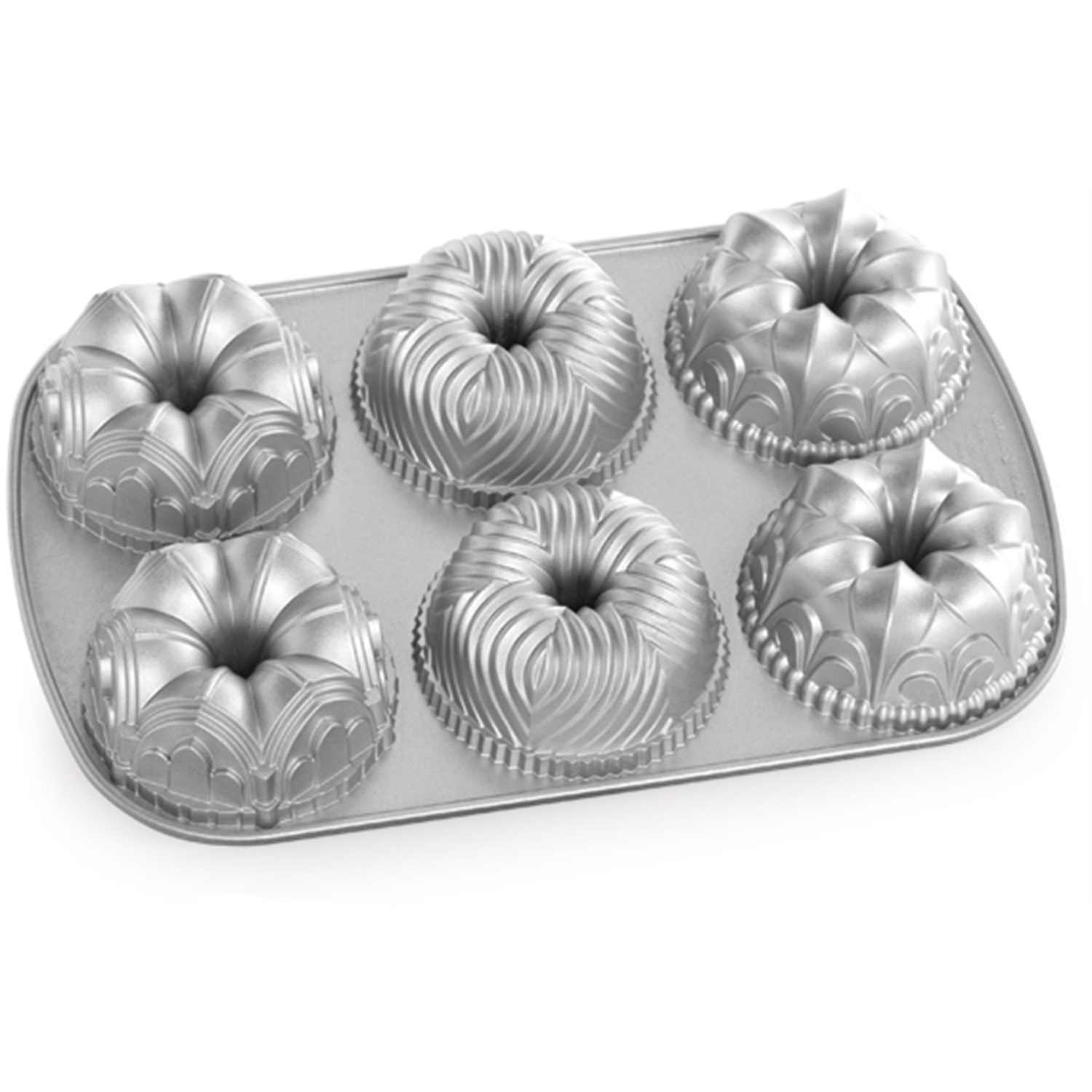 nordic-ware-garland-cakelet-tulbandvorm-6-vaks-zilver