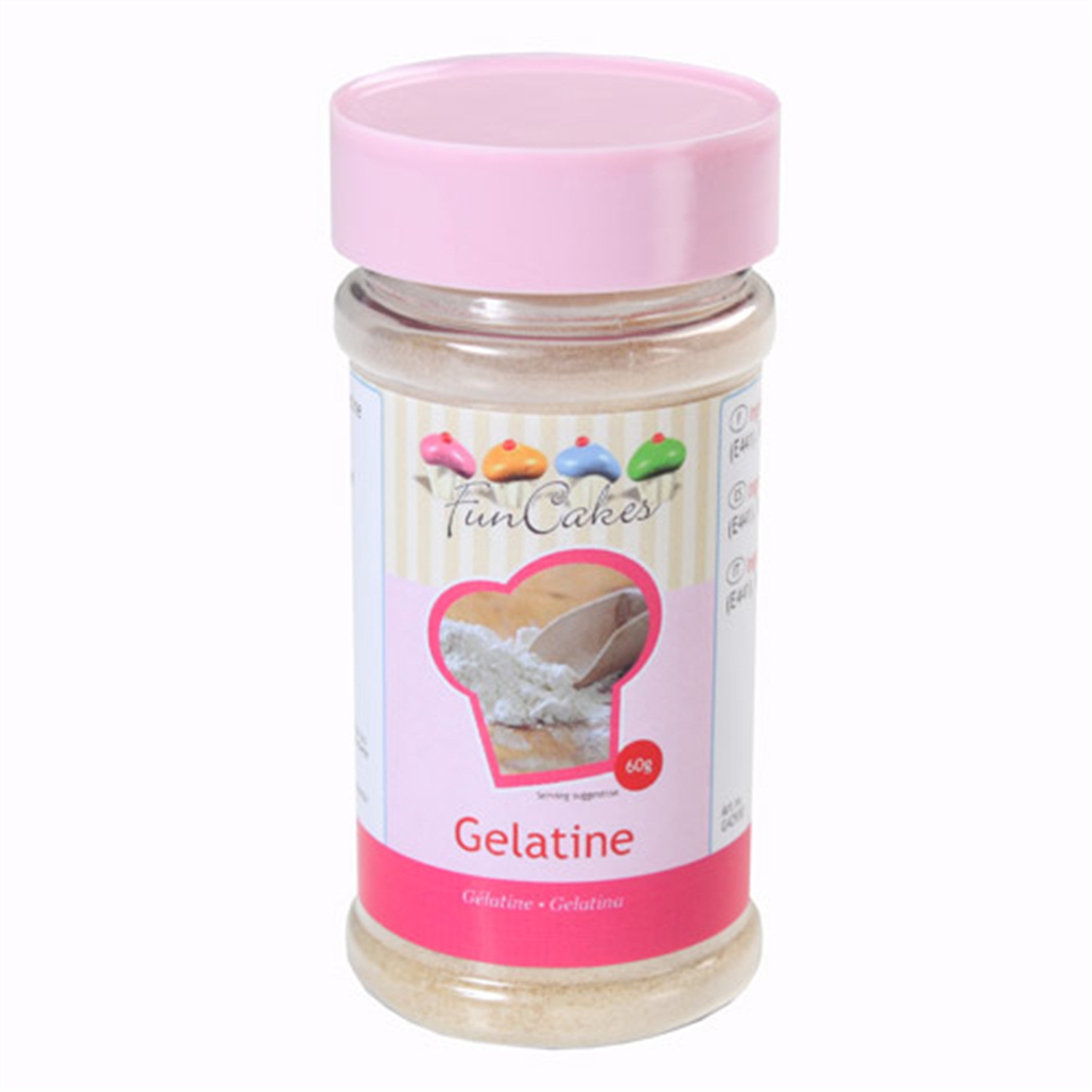funcakes gelatinepoeder rund 60g