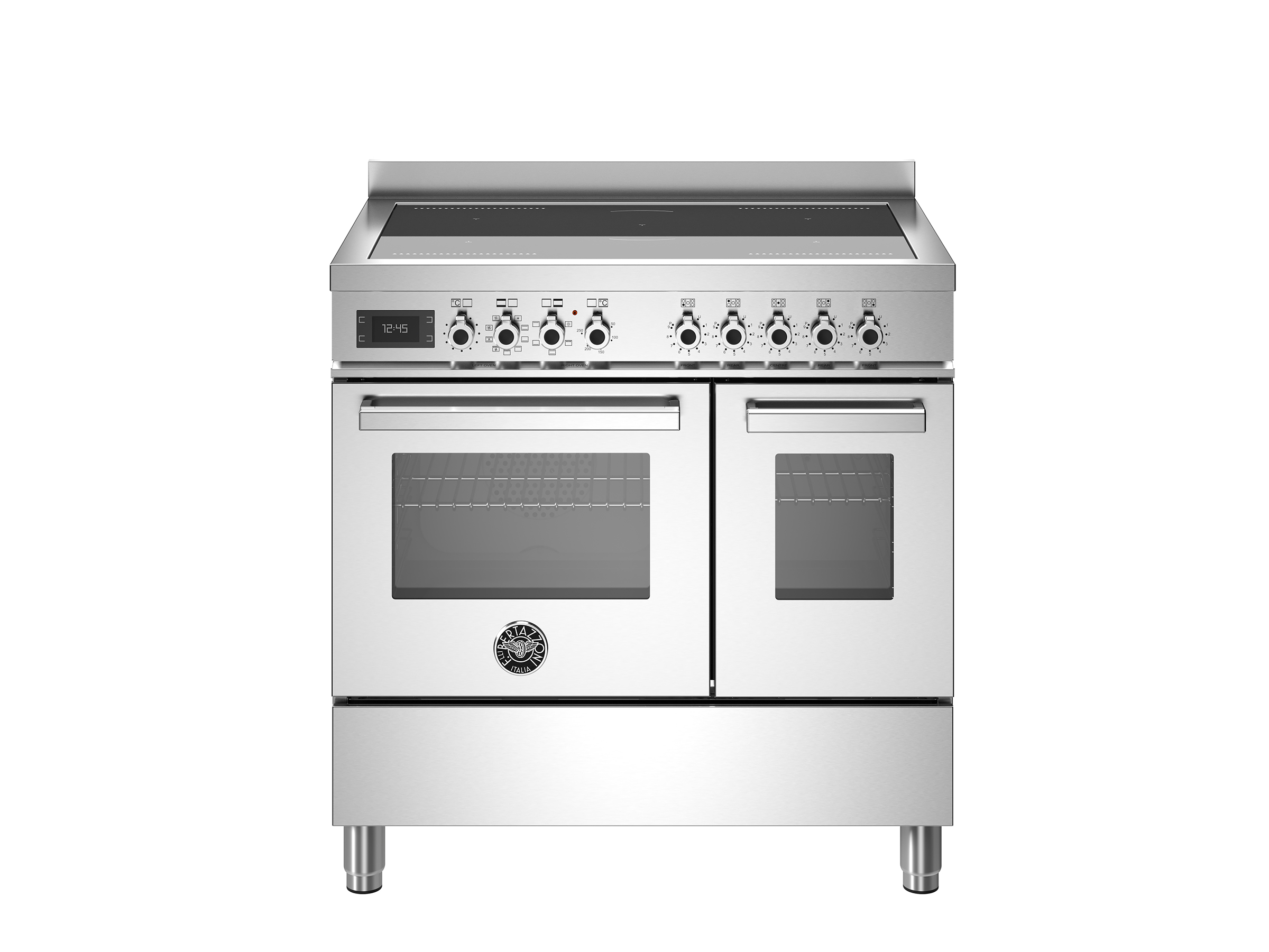 bertazzoni professional serie pro95i2ext inductiefornuis 90cm rvs
